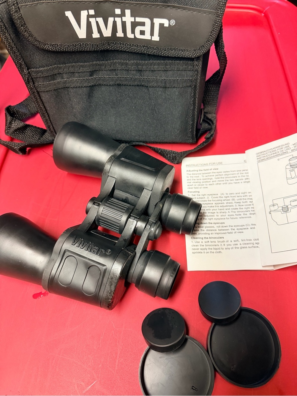 Vivitar 7x50 Binoculars with Carry Case